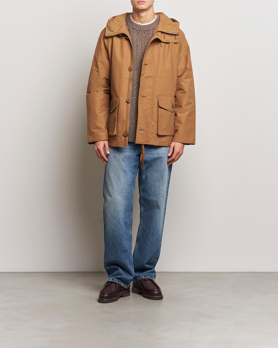 Herren | Jacken | A Day's March | Port Short Nylon Parka Dijon