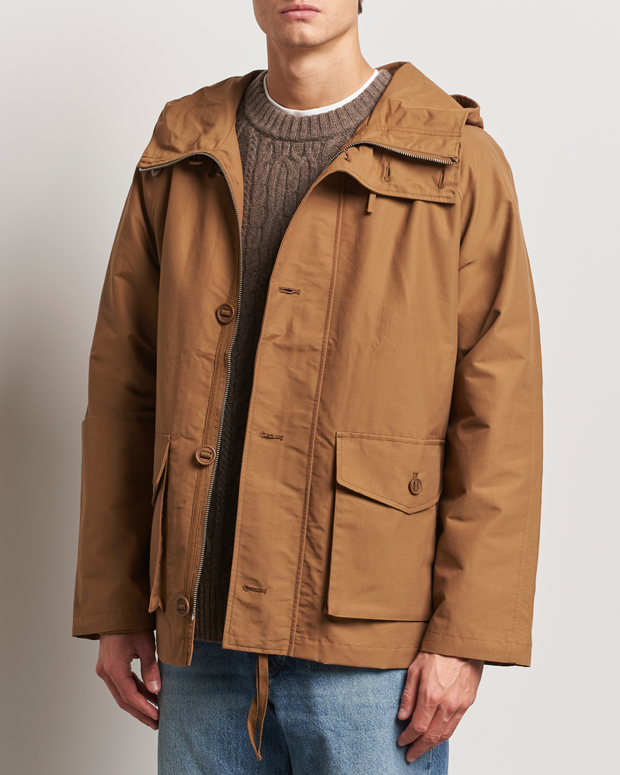 Herren | Jacken | A Day's March | Port Short Nylon Parka Dijon