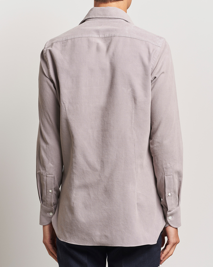 Herren | Hemden | 100Hands | Japan Corduroy Shirt Aubergine
