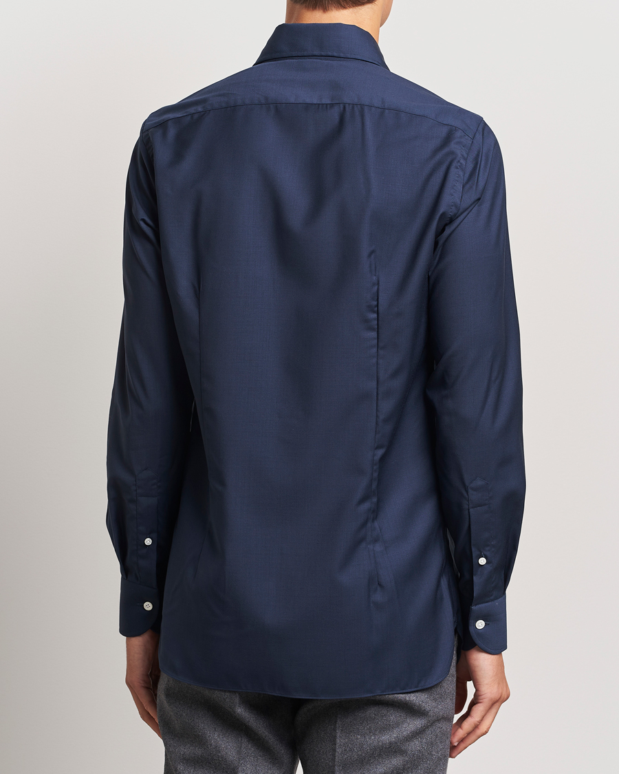 Herren | Hemden | 100Hands | Full Spread Wool Shirt Navy