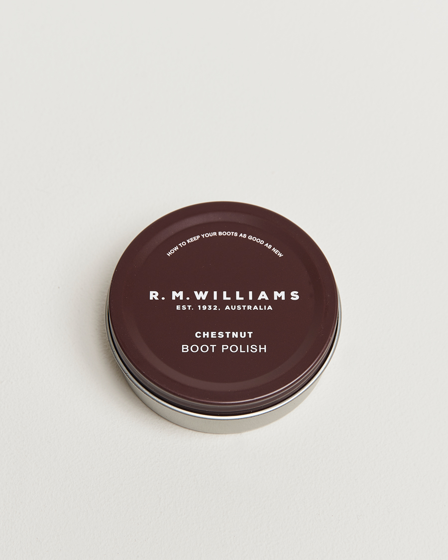 Herren | R.M.Williams Stockman's Boot Polish 70ml Chestnut | R.M.Williams | Stockman's Boot Polish 70ml Chestnut