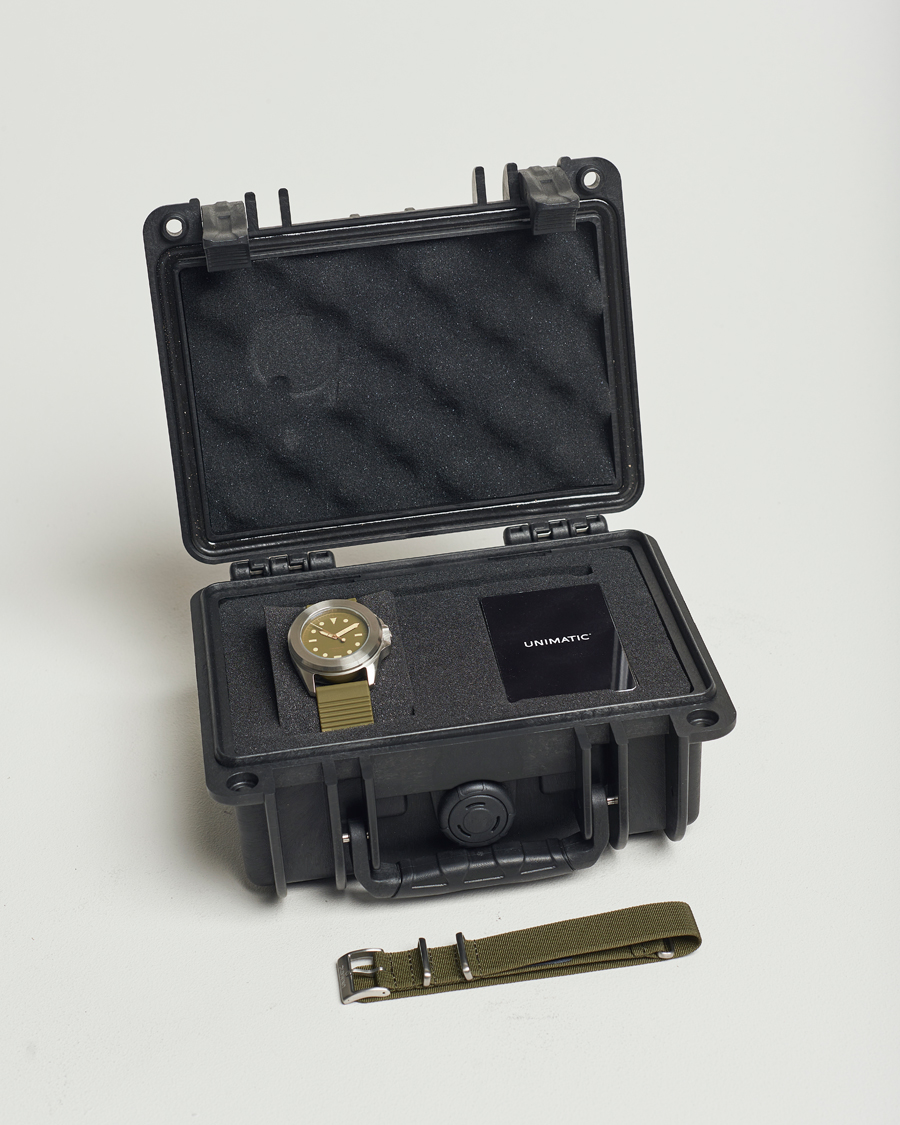 Herren | UNIMATIC Modello Quattro - Limited Watch Olive | UNIMATIC | Modello Quattro - Limited Watch Olive