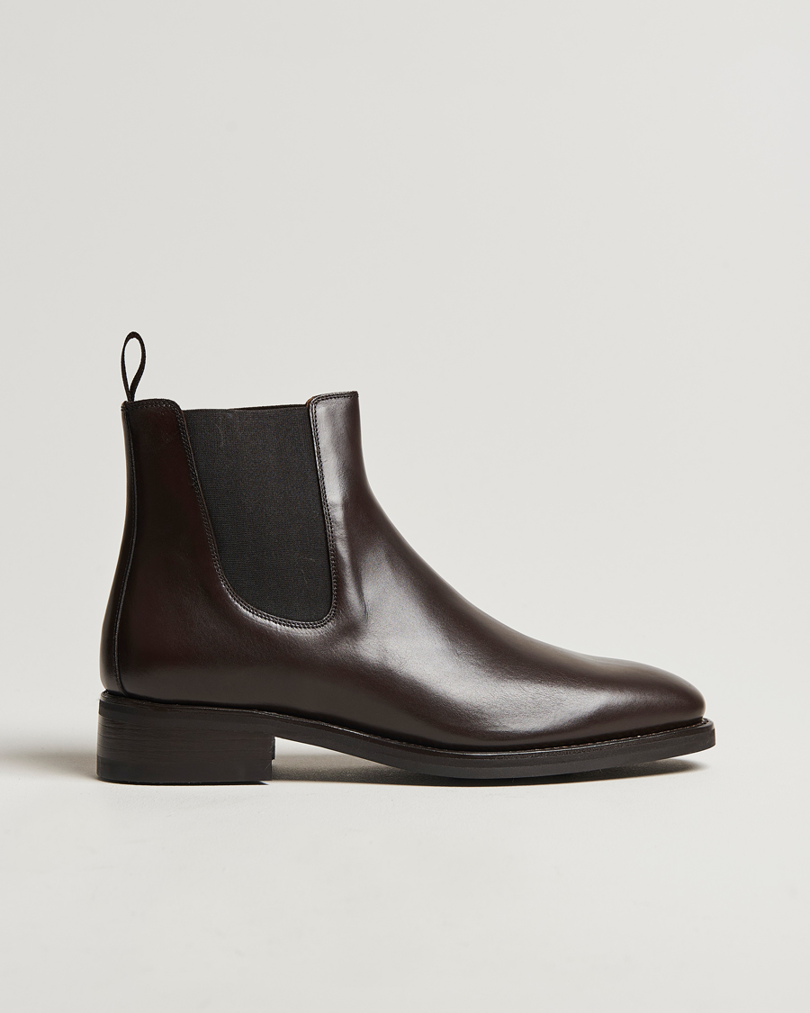 Herren | Oscar Jacobson Chelsea Boots Dark Mud Brown | Oscar Jacobson | Chelsea Boots Dark Mud Brown