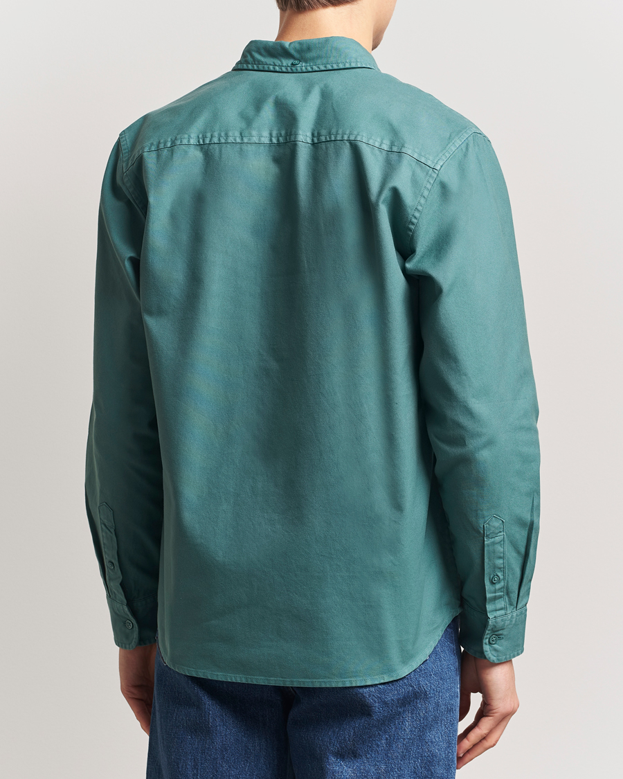 Herren | Hemden | Carhartt WIP | Bolton Cotton Oxford Shirt Silver Pine