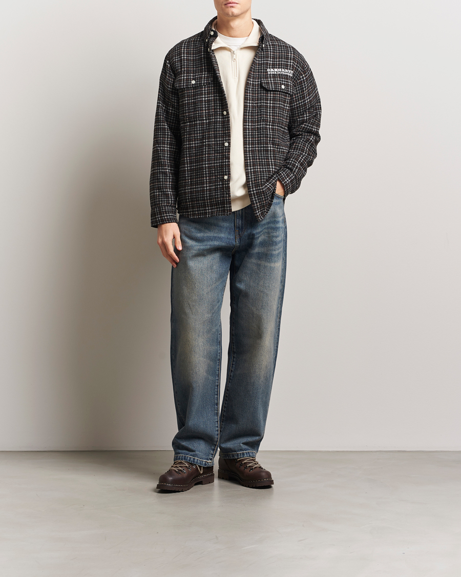 Herren | Hemden | Carhartt WIP | Runaway Millet Checked Overshirt Black