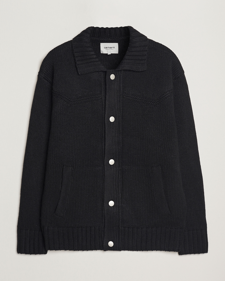 Herren | Pullover | Carhartt WIP | Santa Fe Cardigan Black