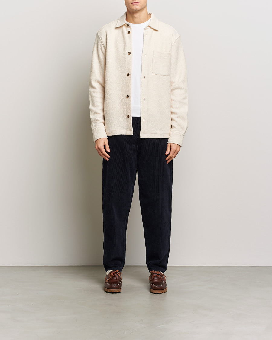 Herren | Hemden | LES DEUX | Kaleb Boucle Overshirt Ivory