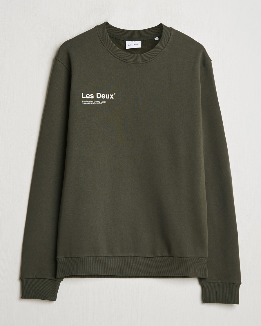 Herren | Pullover | LES DEUX | Brody Printed Sweatshirt 2.0 Rosin