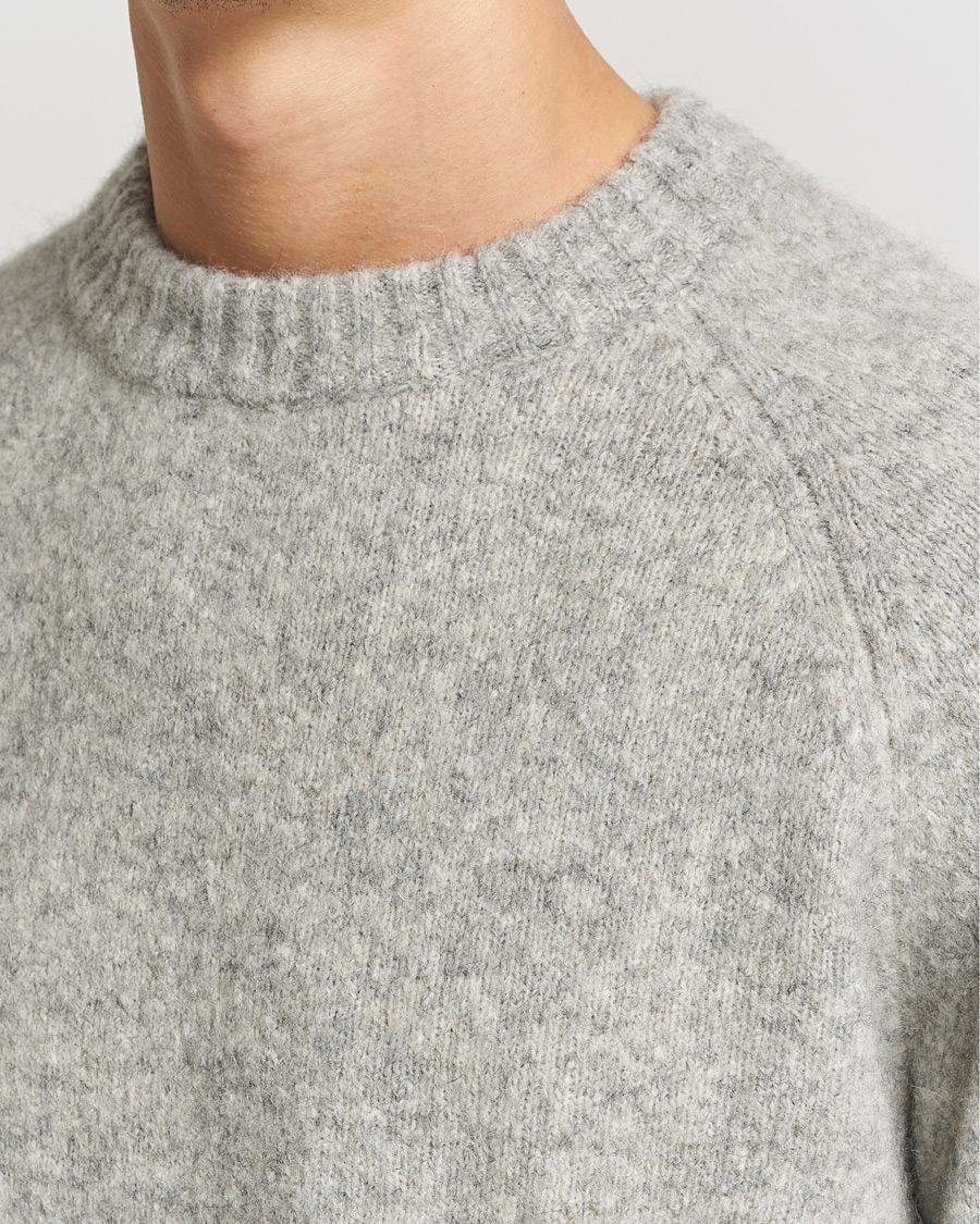 Herren | Pullover | LES DEUX | Gilbert Roundneck Knit Light Grey Melange