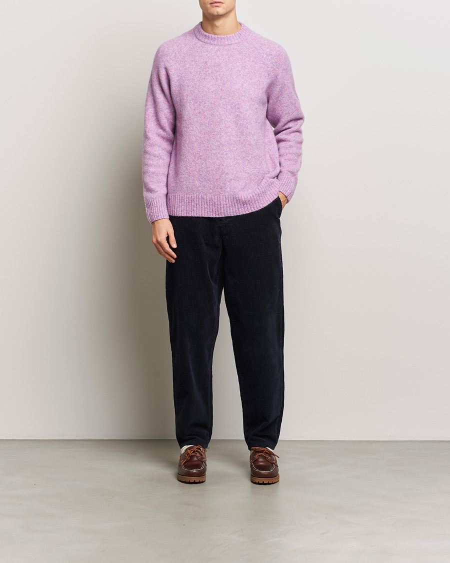 Herren | Pullover | LES DEUX | Gilbert Roundneck Knit Oyster Rose Melange