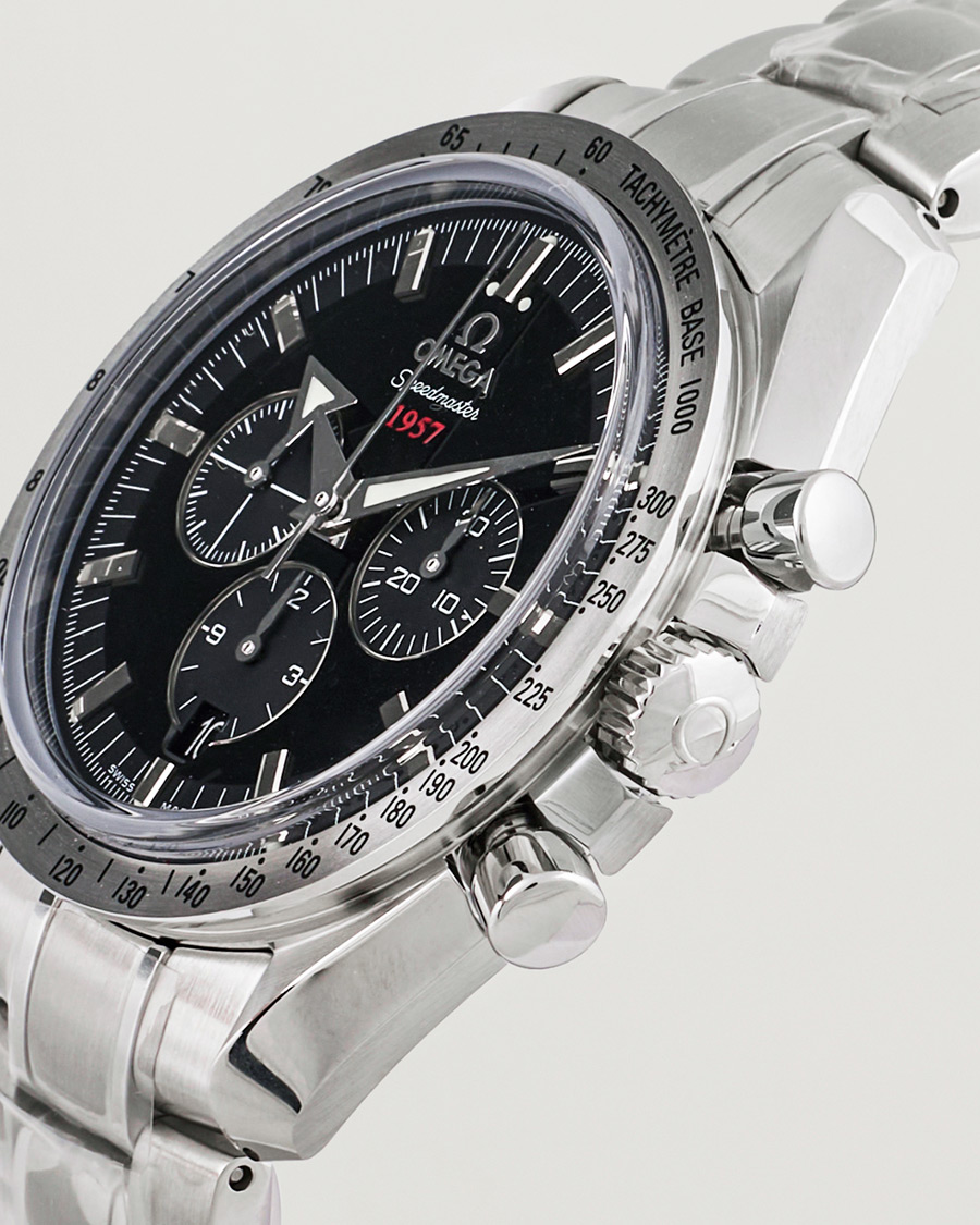 Herren | Omega Pre-Owned Speedmaster Broad Arrow1957 Co-axial Silver | Omega Pre-Owned | Speedmaster Broad Arrow1957 Co-axial Silver
