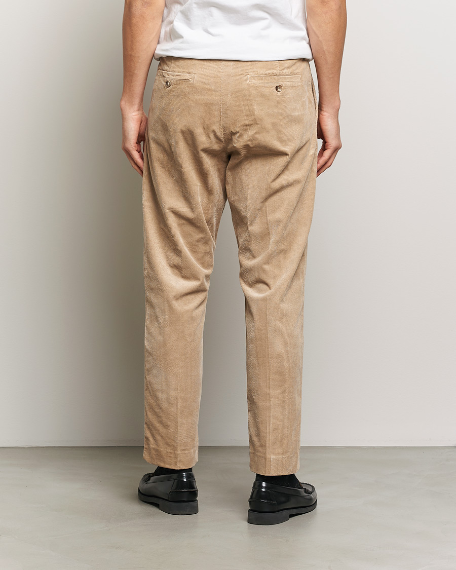 Herren | Hosen | NN07 | Bill Pleated Corduroy Pants White Peppar