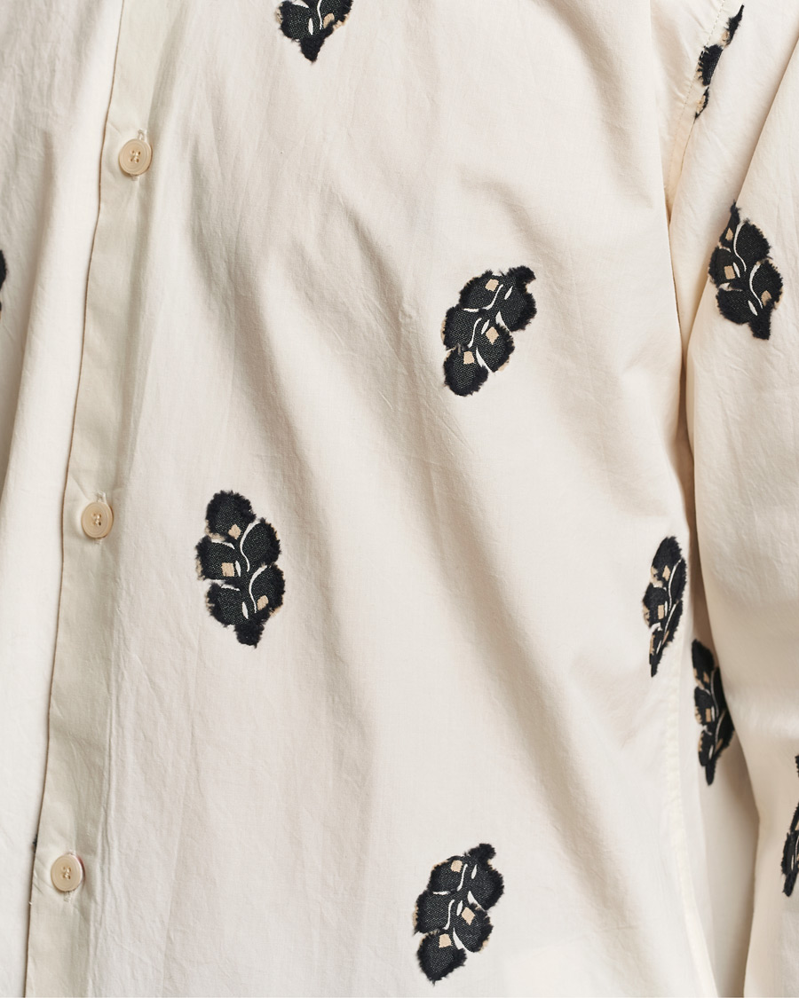 Herren | Hemden | NN07 | Freddy Printed Cotton Shirt Ivory