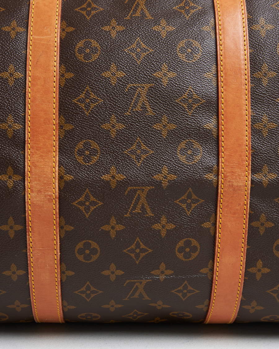 Herren | Louis Vuitton Pre-Owned Keepall Bandoulière 60 Monogram Silver | Louis Vuitton Pre-Owned | Keepall Bandoulière 60 Monogram Silver