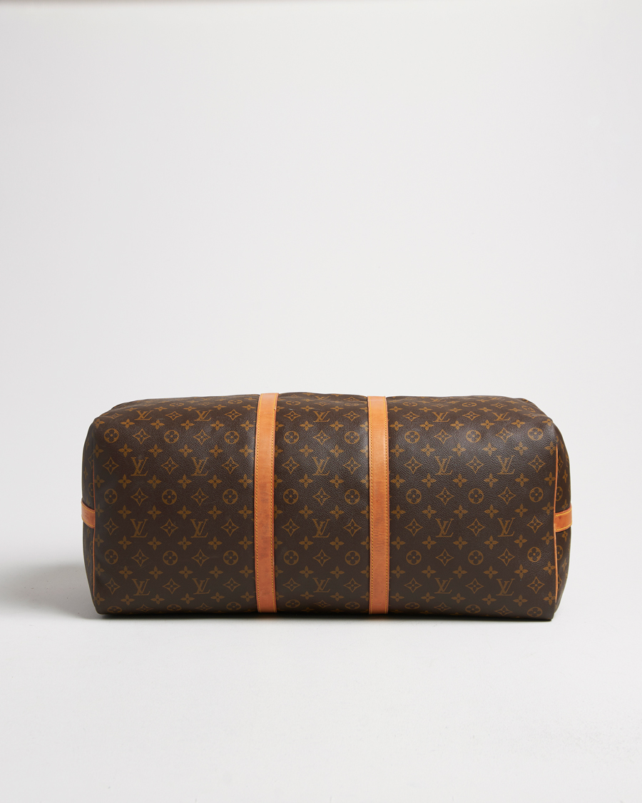 Herren | Louis Vuitton Pre-Owned Keepall Bandoulière 60 Monogram Silver | Louis Vuitton Pre-Owned | Keepall Bandoulière 60 Monogram Silver