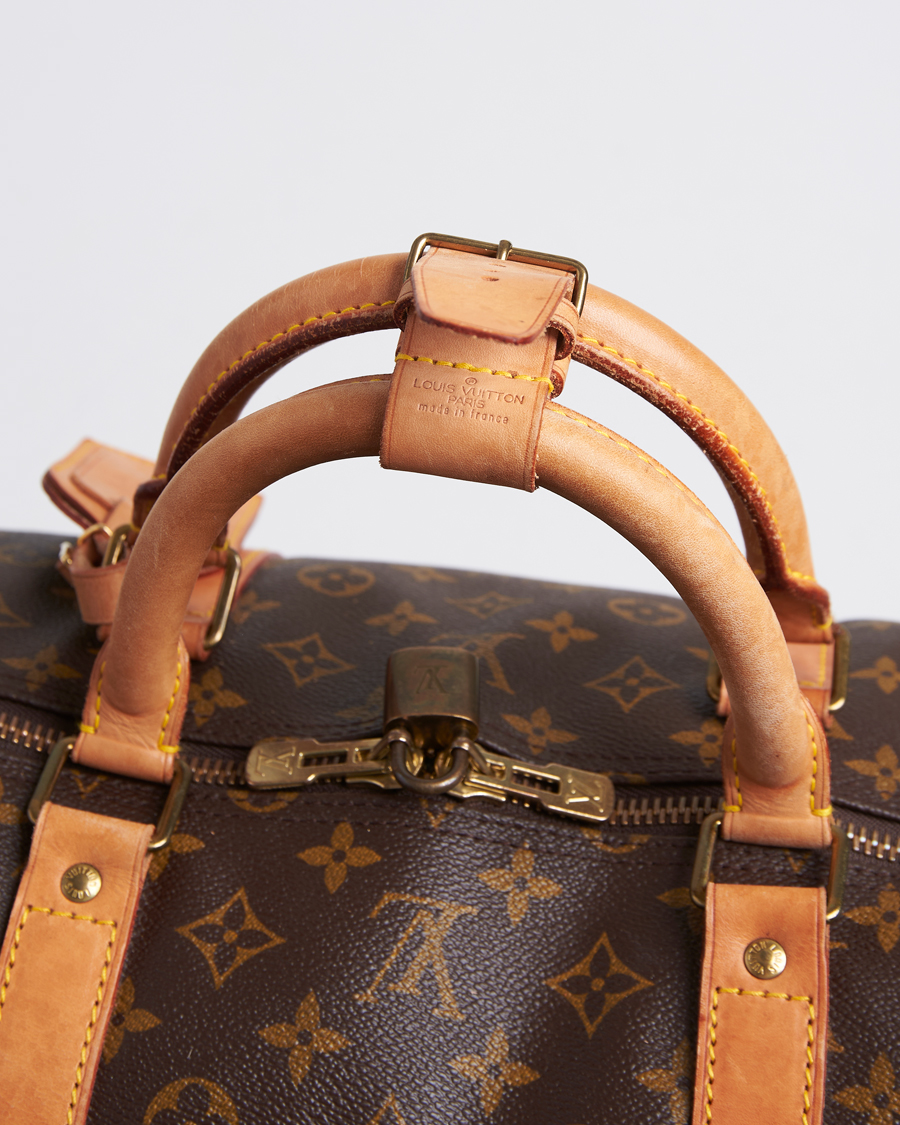 Herren | Louis Vuitton Pre-Owned Keepall Bandoulière 60 Monogram Silver | Louis Vuitton Pre-Owned | Keepall Bandoulière 60 Monogram Silver