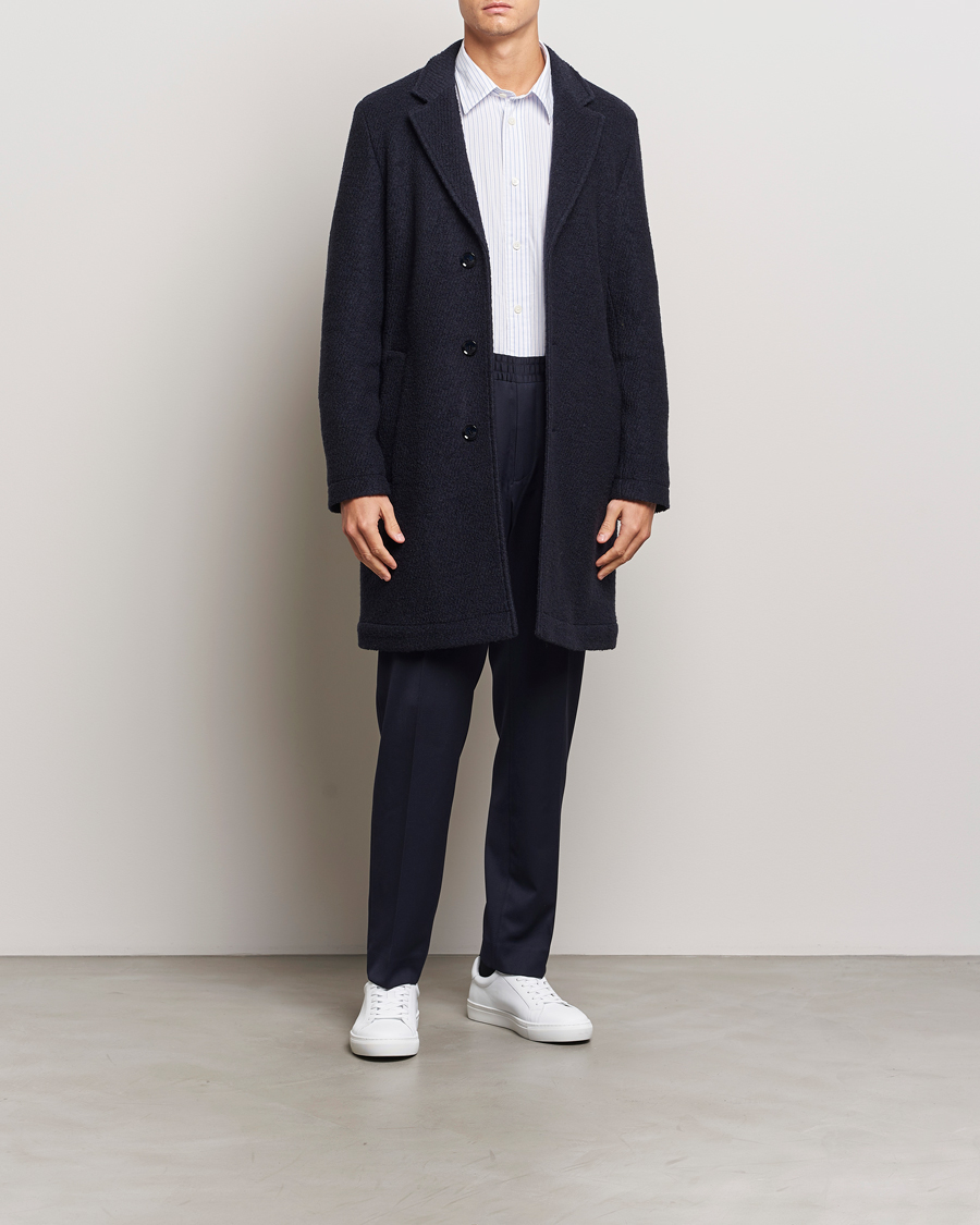 Herren | Hosen | Filippa K | Theo Relaxed Wool Trousers Navy
