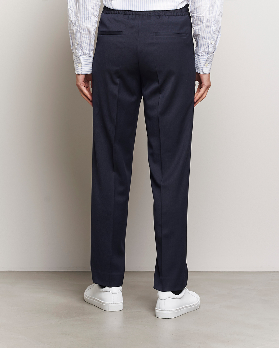 Herren | Hosen | Filippa K | Theo Relaxed Wool Trousers Navy