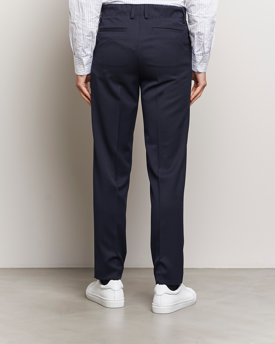 Herren | Hosen | Filippa K | Tailored Drawstring Trousers Navy