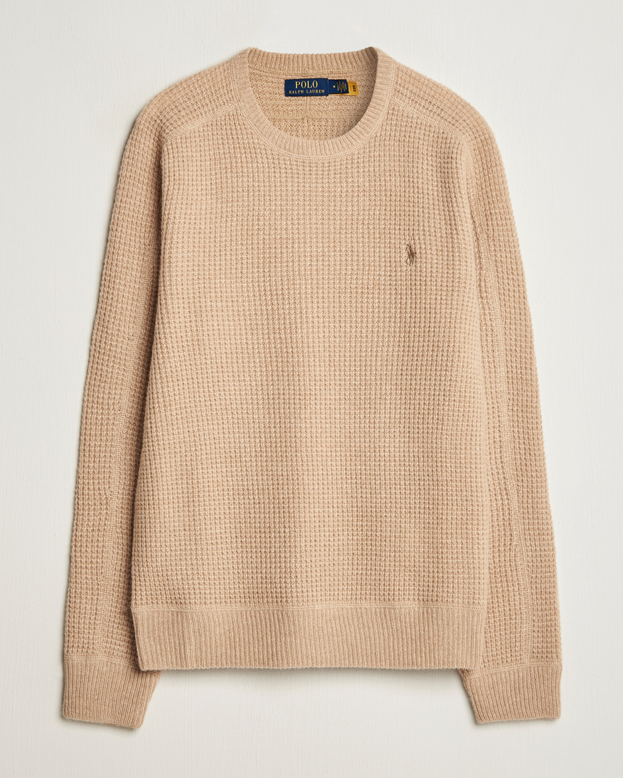 Herren | Pullover | Polo Ralph Lauren | Wool/Alpaca Knitted Sweater Dune Melange