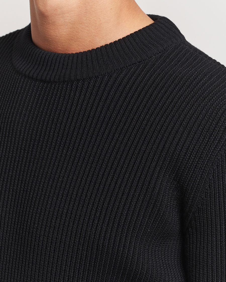 Herren | Pullover | S.N.S. Herning | Fender Wool Crew Neck Black