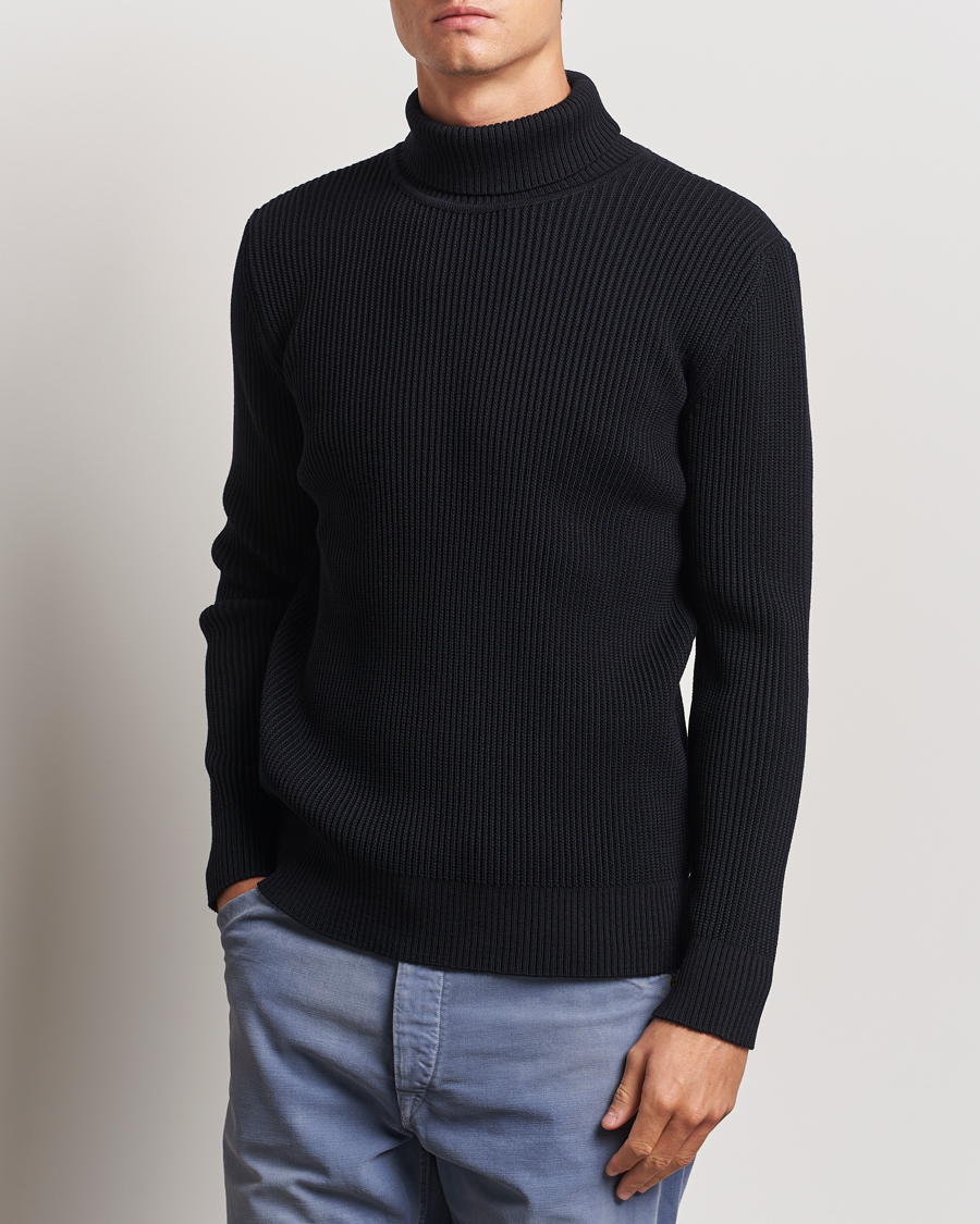 Herren | Pullover | S.N.S. Herning | Fender Wool Rollneck Sweater Navy Blue