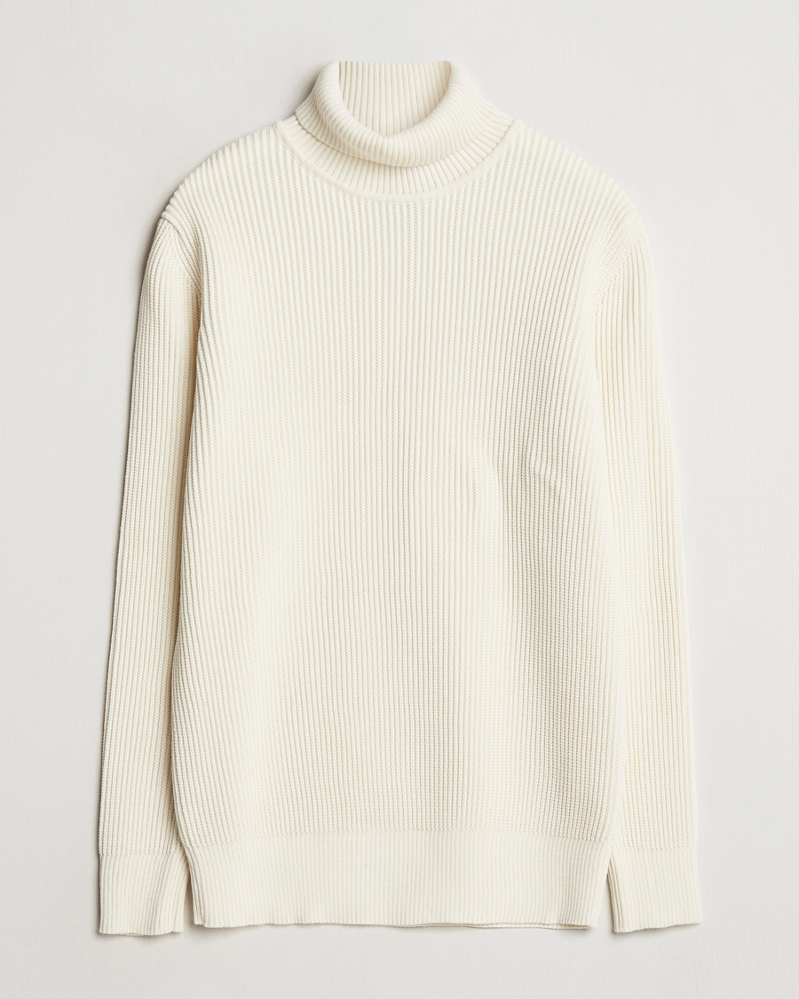 Herren | Pullover | S.N.S. Herning | Fender Wool Rollneck Sweater Natural White
