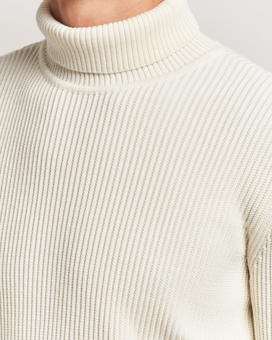 Herren | Pullover | S.N.S. Herning | Fender Wool Rollneck Sweater Natural White