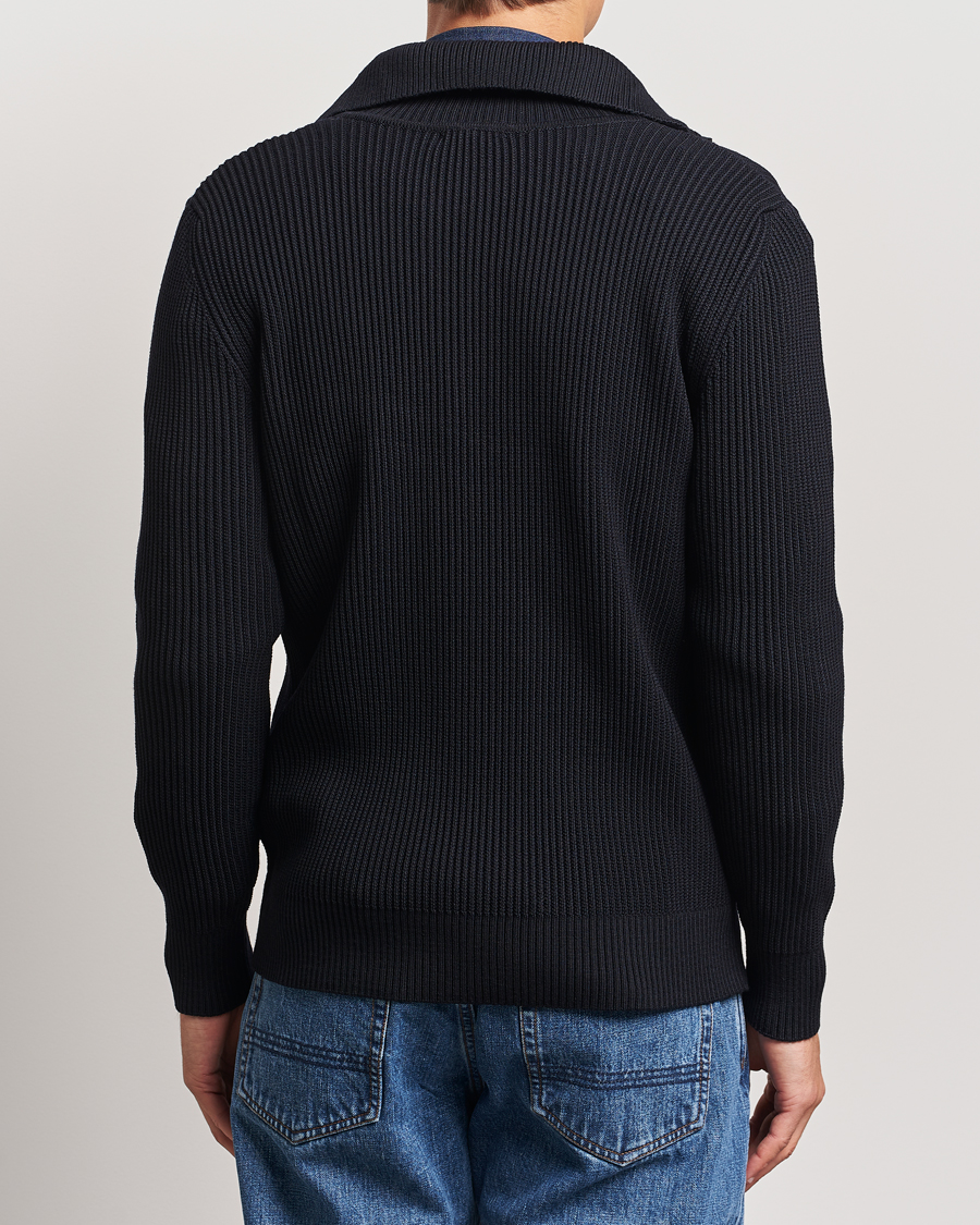 Herren | Pullover | S.N.S. Herning | Fender Wool Full Zip Navy Blue