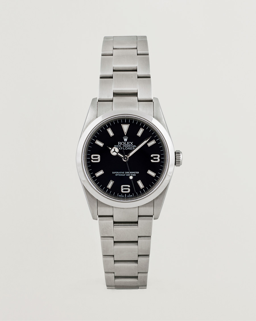 Herren | Rolex Pre-Owned Explorer 114270 Silver | Rolex Pre-Owned | Explorer 114270 Silver