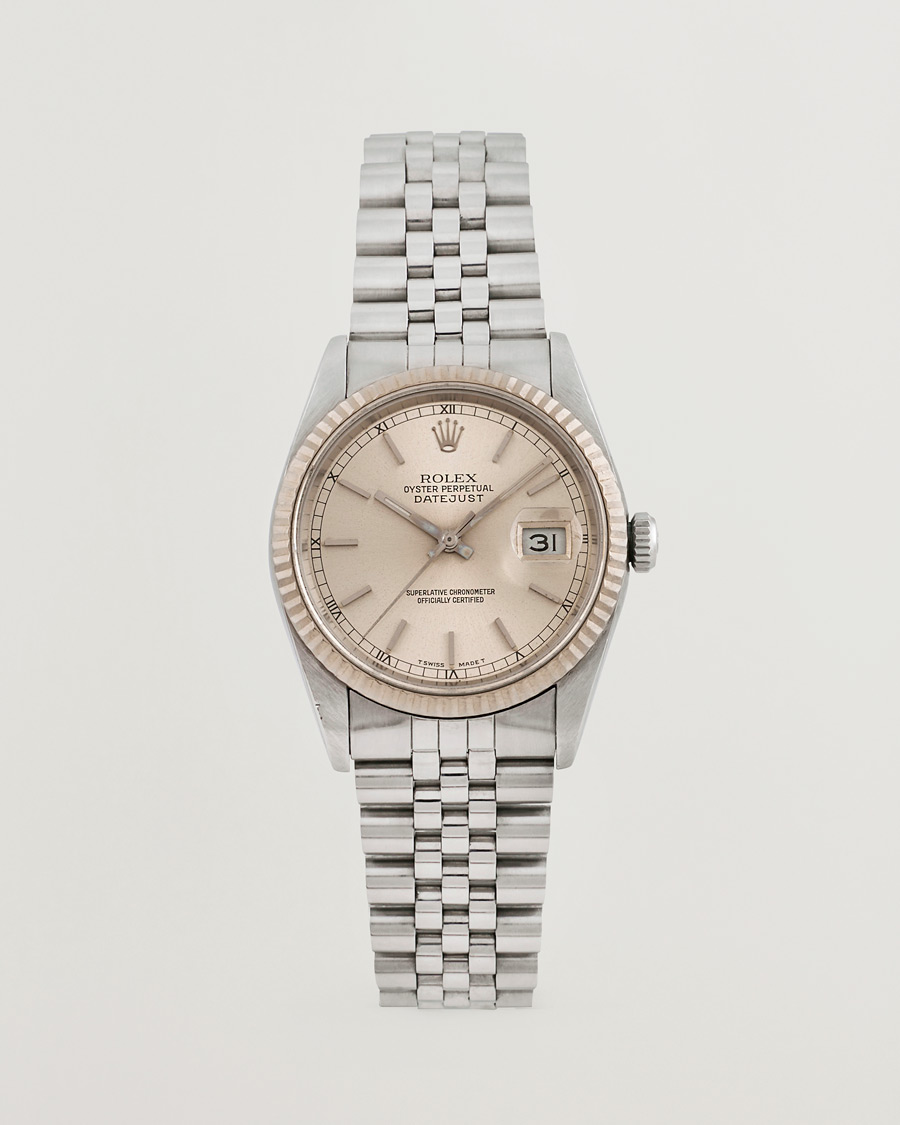 Herren | Rolex Pre-Owned Datejust 16234 Silver | Rolex Pre-Owned | Datejust 16234 Silver