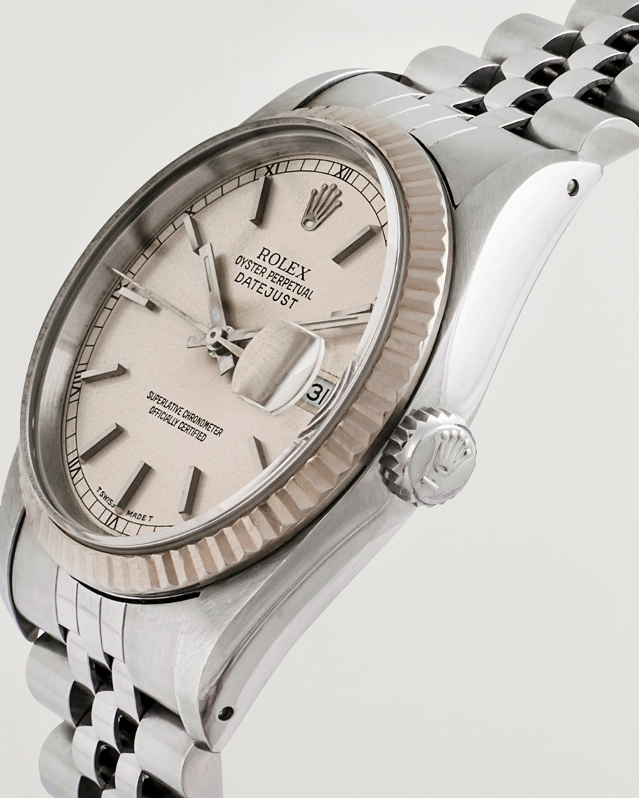 Herren | Rolex Pre-Owned Datejust 16234 Silver | Rolex Pre-Owned | Datejust 16234 Silver