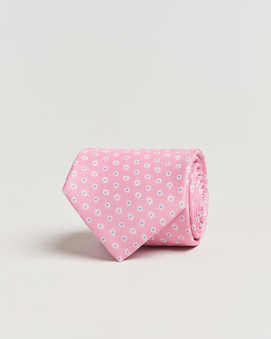Herren | Krawatten | E. Marinella | 3-Fold Printed Silk Tie Pink