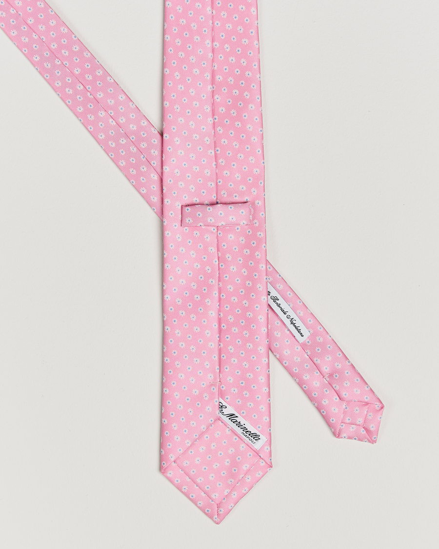 Herren | Krawatten | E. Marinella | 3-Fold Printed Silk Tie Pink