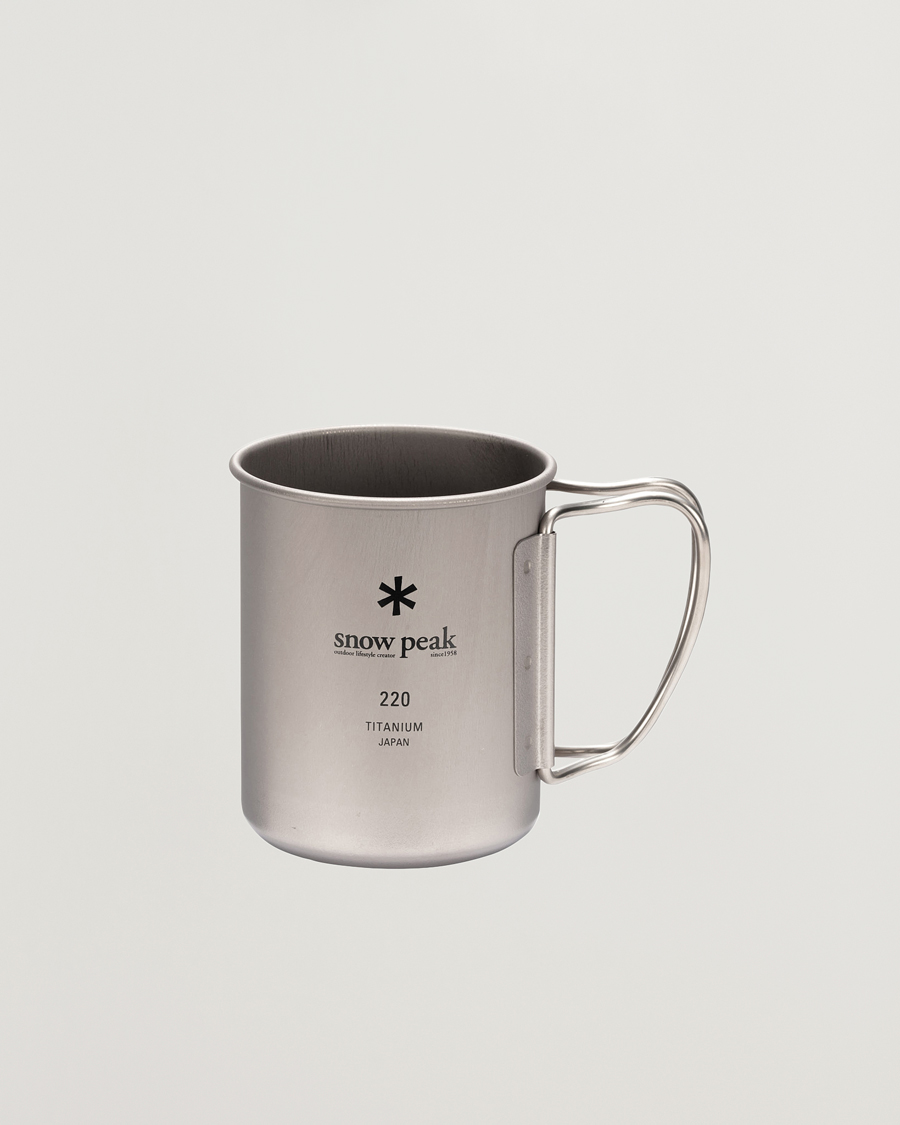Herren | Snow Peak Single Wall Mug 220 Titanium | Snow Peak | Single Wall Mug 220 Titanium