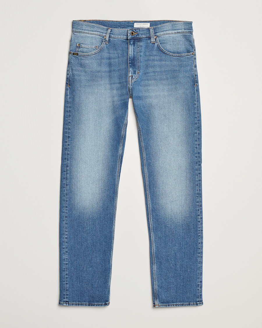 Herren | Jeans | Tiger of Sweden | Pistolero Stretch Cotton Jeans Pale Blue
