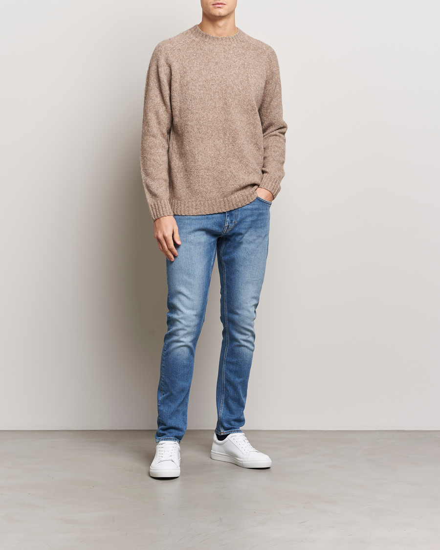 Herren | Jeans | Tiger of Sweden | Pistolero Stretch Cotton Jeans Pale Blue