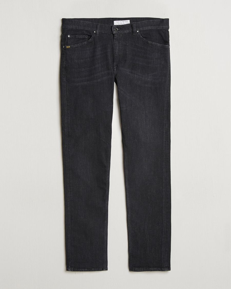 Herren | Jeans | Tiger of Sweden | Evolve Stretch Cotton Jeans Washed Black