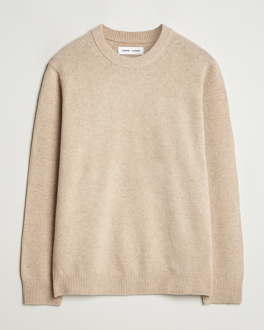 Herren | Pullover | Samsøe Samsøe | Isak Knitted Crew Neck Seneca Rock