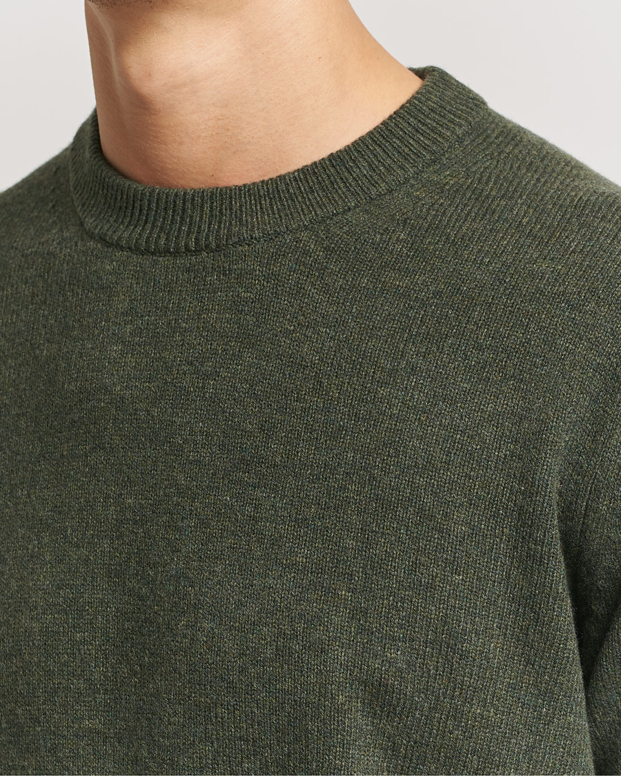 Herren | Pullover | Samsøe Samsøe | Isak Knitted Crew Neck Forest Night