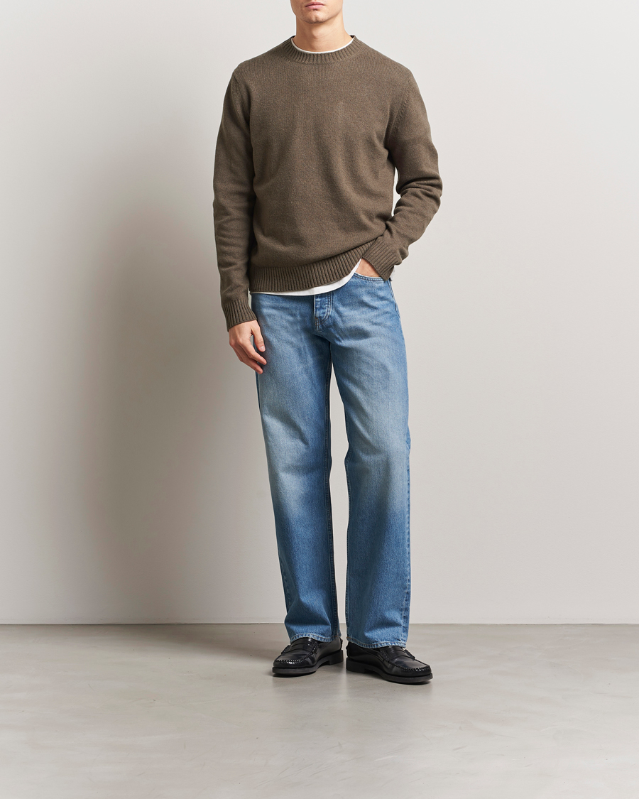 Herren | Pullover | Samsøe Samsøe | Sylli Wool Crew Neck Bungee Cord