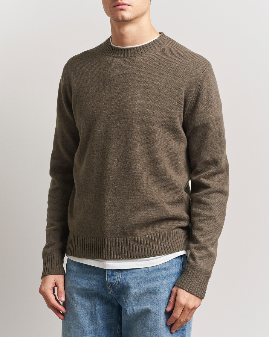 Herren | Pullover | Samsøe Samsøe | Sylli Wool Crew Neck Bungee Cord