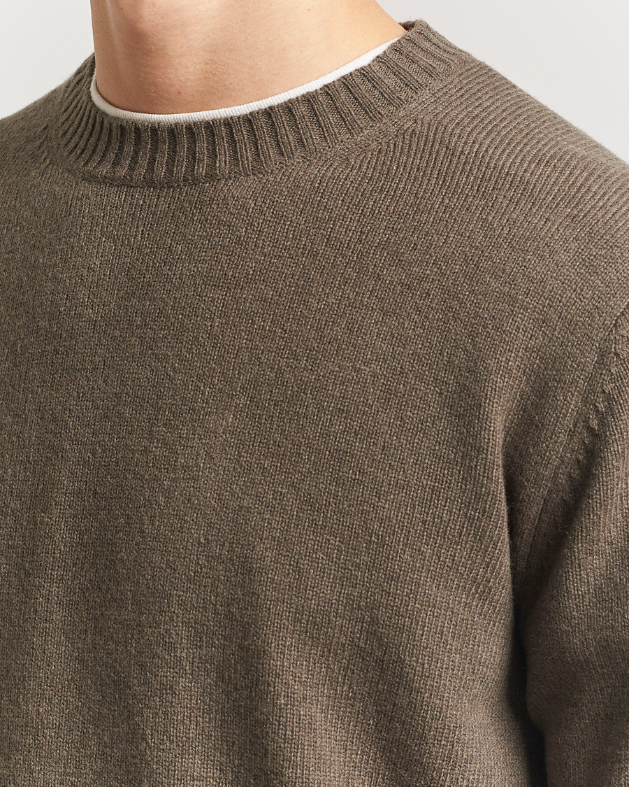 Herren | Pullover | Samsøe Samsøe | Sylli Wool Crew Neck Bungee Cord