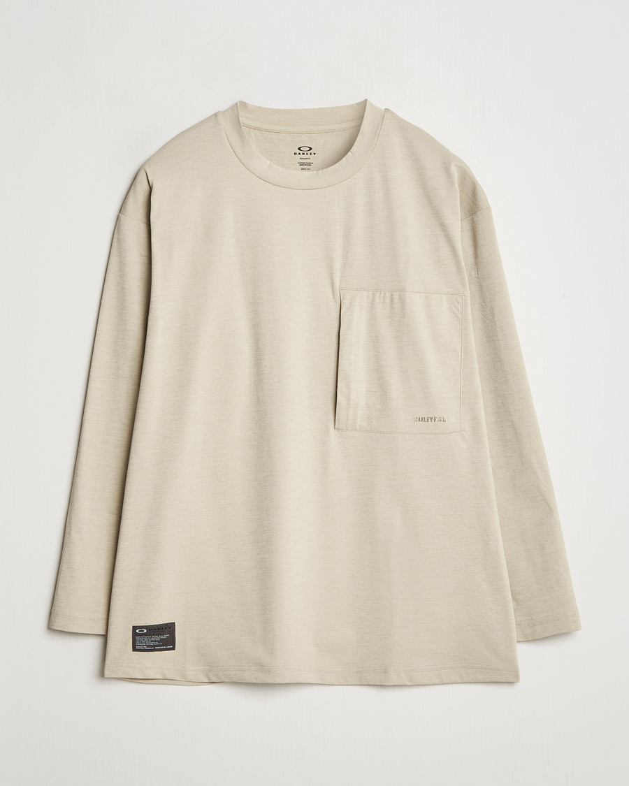 Herren | T-Shirts | Oakley | FGL Scratch Long Sleeve T-Shirt Desert Sand