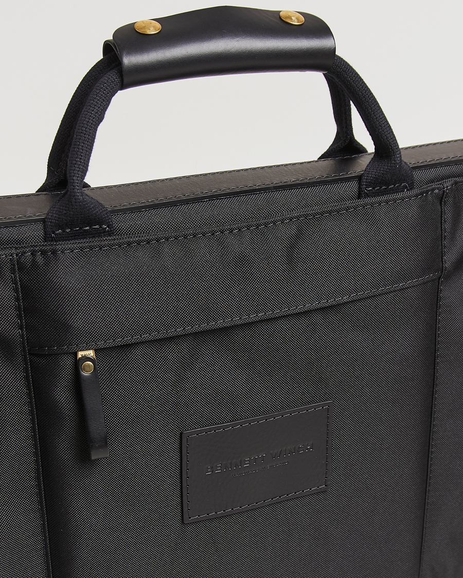 Herren | Bennett Winch Nylon Trifold Suit Carrier Black | Bennett Winch | Nylon Trifold Suit Carrier Black