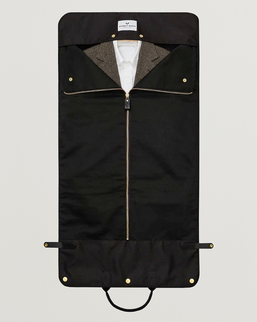 Herren | Bennett Winch Nylon Trifold Suit Carrier Black | Bennett Winch | Nylon Trifold Suit Carrier Black