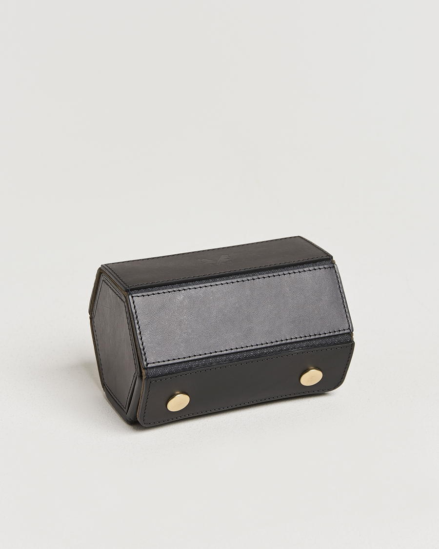 Herren | Uhrenverwahrung | Bennett Winch | Double Watch Roll Black