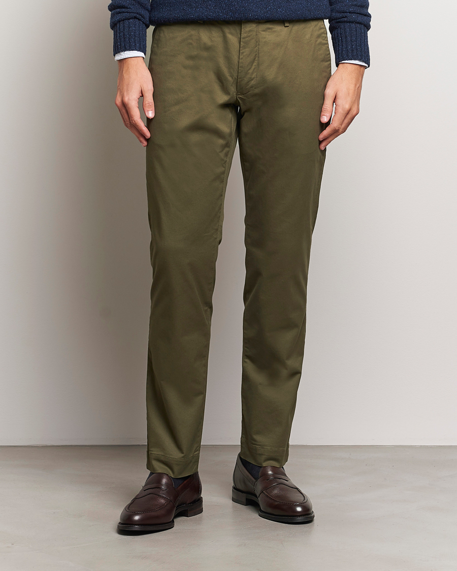 Herren | Hosen | Polo Ralph Lauren | Hudson Slim Fit Stretch Chinos Canopy Olive