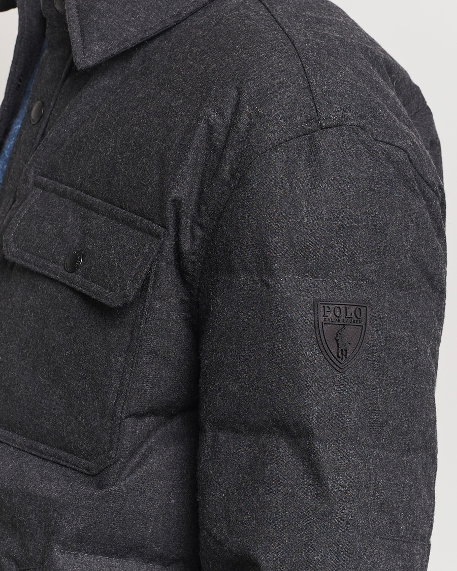 Herren | Jacken | Polo Ralph Lauren | Lewis Quilted Insulated Shirt Jacket Dark Charcoal