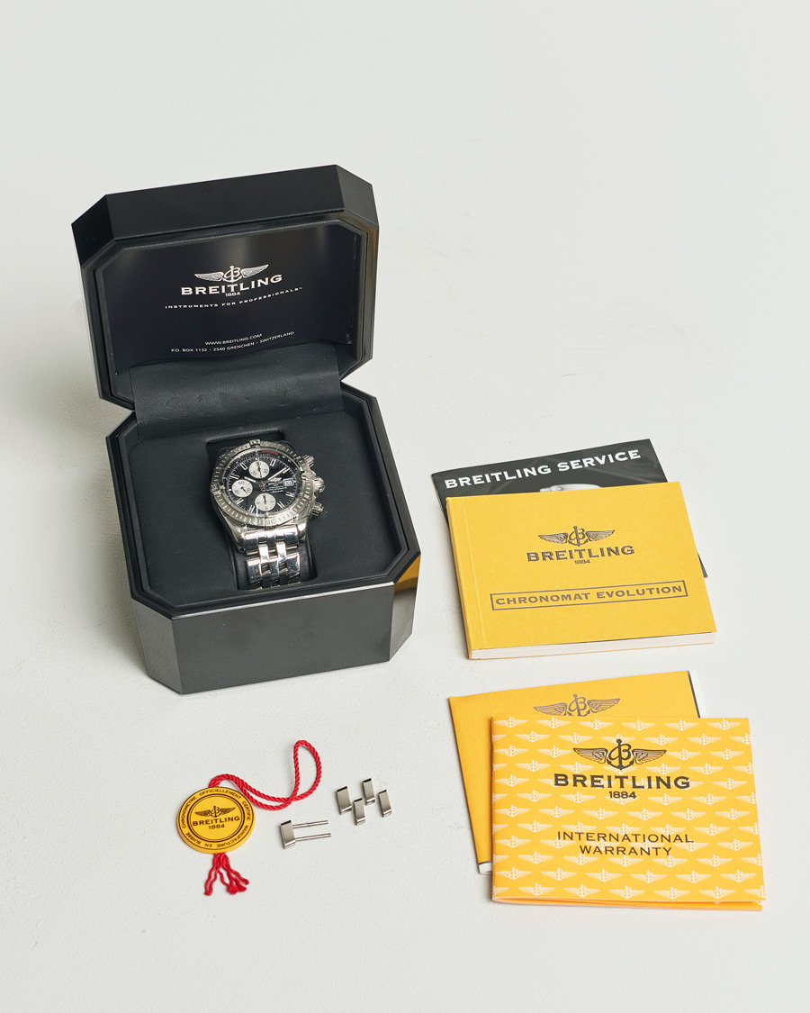 Herren | Breitling Pre-Owned Chronomat Evolution Silver | Breitling Pre-Owned | Chronomat Evolution Silver